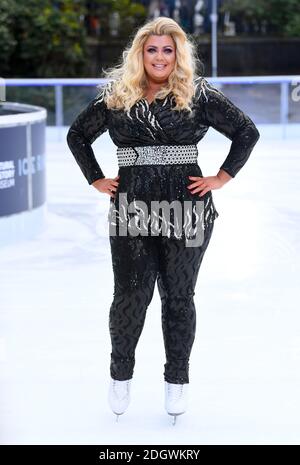 Assistere al lancio della Dancing on Ice Photocall, tenuto presso il Natural History Museum di Londra. Il credito fotografico dovrebbe essere: Doug Peters/EMPICS Foto Stock