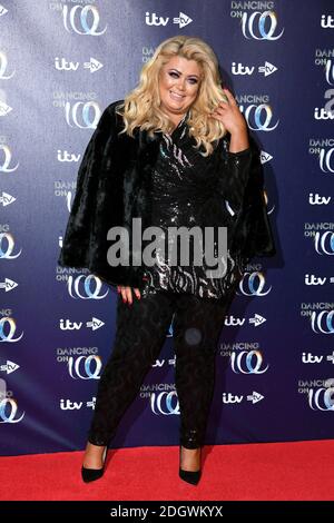 Gemma Collins partecipa al lancio del Dancing on Ice presso il Natural History Museum di Londra. Il credito fotografico dovrebbe essere: Doug Peters/EMPICS Foto Stock