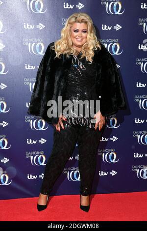 Gemma Collins partecipa al lancio del Dancing on Ice presso il Natural History Museum di Londra. Il credito fotografico dovrebbe essere: Doug Peters/EMPICS Foto Stock