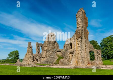 Sherborne Old Castle in Dorset. Foto Stock