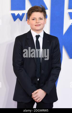 Louis Ashbourne Serkis arriva al Gala Screening del Kid che sarebbe re, Odeon Cinema, Leicester Square, Londra. Il credito di immagine dovrebbe leggere: Doug Peters/EMPICS Foto Stock