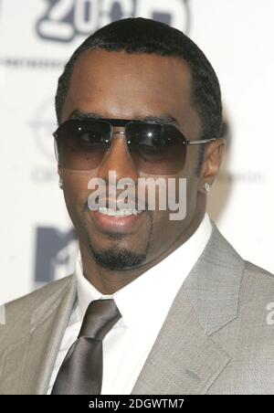 P Diddy nella sala stampa del MTV Europe Music Awards 2006 a Copenhagen, Danimarca. Foto Stock