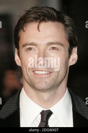 Hugh Jackman arriva alla prima britannica della Prestige, Odeon West End, Leicester Square, Londra. Foto Stock