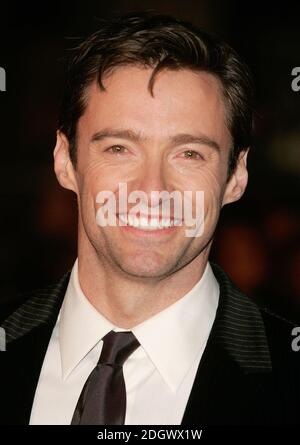 Hugh Jackman arriva alla prima britannica della Prestige, Odeon West End, Leicester Square, Londra. Foto Stock