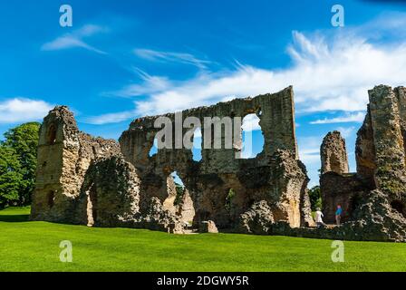 Sherborne Old Castle in Dorset. Foto Stock