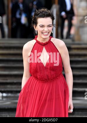 Emma Mackey partecipa alla prima mondiale di Our Planet di Netflix, tenutasi al Natural History Museum di Londra Foto Stock
