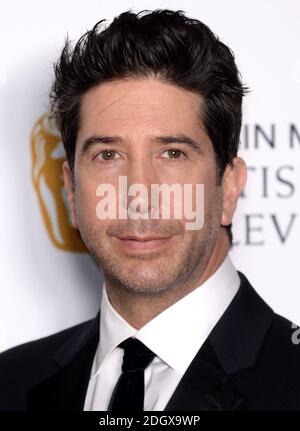 David Schwimmer partecipa ai premi televisivi Virgin Media BAFTA, che si tengono al Royal Festival Hall di Londra. Il credito fotografico dovrebbe essere: Doug Peters/EMPICS Foto Stock