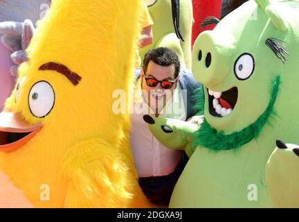 Josh Gad partecipa all'Angry Birds Movie 2, Carlton Hotel Pier, Cannes. Parte del Festival du Film del 72. Il credito fotografico dovrebbe essere: Doug Peters/EMPICS Foto Stock