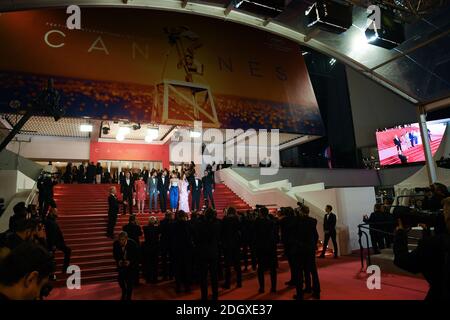 Jeremy Brunet, Chloe Simoneau, Chad Zem, Antoine Reinartz, Lea Seydoux, Sara Forestier, Arnaud Desplechin e Roschdy Zem frequentano la Oh Mercy! premiere, durante il 72esimo Festival del Cinema di Cannes. Il credito fotografico dovrebbe essere: Doug Peters/EMPICS Foto Stock