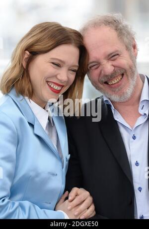 Lea Seydoux e Arnaud Desplechin partecipano alla Oh Mercy! Fotocellula, durante il 72esimo Festival del Cinema di Cannes. Il credito fotografico dovrebbe essere: Doug Peters/EMPICS Foto Stock