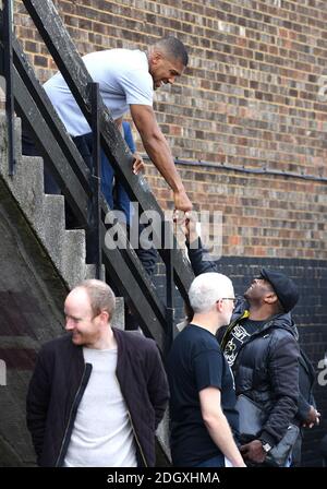 Anthony Joshua partecipa al lancio di Made by Sport, una nuova campagna che riunisce una coalizione di enti di beneficenza che sostengono i giovani svantaggiati attraverso lo sport, presso il Black Prince Trust di Lambeth, Londra. Il credito di immagine dovrebbe leggere: Doug Peters/EMPICS Foto Stock