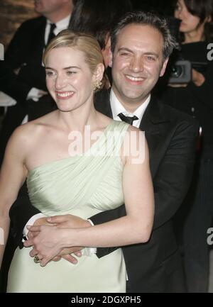 Kate Winslet e Sam Mendes partecipano al Vanity Fair Party Oscar Party, Los Angeles il 25/02/2007. Foto Stock