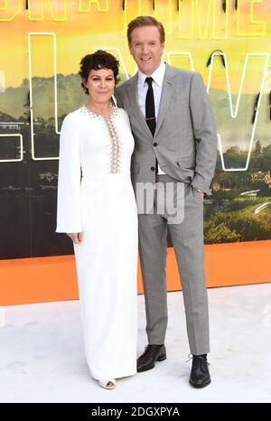 Helen McCrory (a sinistra) e Damian Lewis frequentano la... A Hollywood UK Premiere, tenuto a Odeon Luxe, Leicester Square, Londra. Il credito fotografico dovrebbe essere: Doug Peters/EMPICS Foto Stock