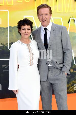 Helen McCrory (a sinistra) e Damian Lewis frequentano la... A Hollywood UK Premiere, tenuto a Odeon Luxe, Leicester Square, Londra. Il credito fotografico dovrebbe essere: Doug Peters/EMPICS Foto Stock