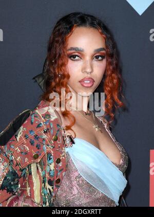 FKA Twigs in arrivo al MTV Video Music Awards 2019, tenuto al Prudential Center di Newark, NJ. Il credito fotografico dovrebbe essere: Doug Peters/EMPICS Foto Stock