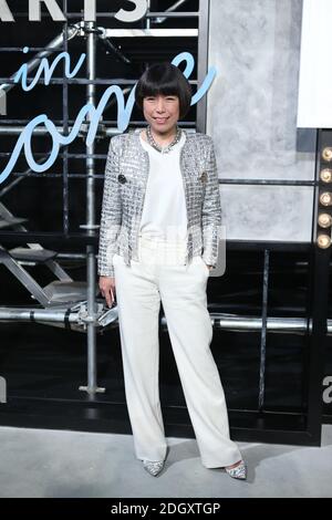 --FILE--Angelica Cheung, conosciuto anche in cinese come Zhang Yu, si presenta all'Ashow tenuto da Chanel a Pechino, Cina, 31 maggio 2016. Angelica Cheung, il ed Foto Stock