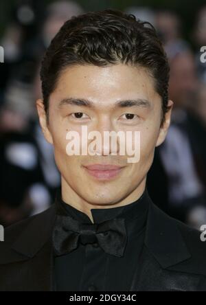 Rick Yune arriva alla prima di Zodiac tenuta al Palais De Festival durante il 60° Festival di Cannes in Francia il 17 maggio 2007. Foto Stock