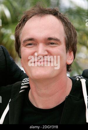 Quentin Tarantino alla fotocellula per la prova di morte di Quentin Tarantino, tenutasi al Palais De Festival il 22 maggio 2007. Parte del 60° Festival del Cinema di Cannes. Foto Stock