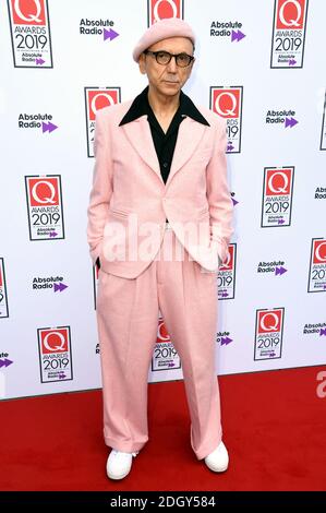 Kevin Rowland arriva prima del Q Awards 2019 al Roundhouse, Londra. Foto Stock