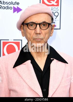 Kevin Rowland arriva prima del Q Awards 2019 al Roundhouse, Londra. Foto Stock