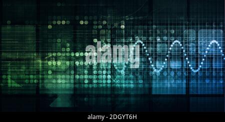 La tecnologia avveniristica sfondo Foto Stock