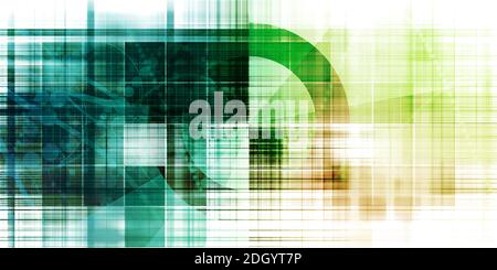 Tecnologia astratto Foto Stock