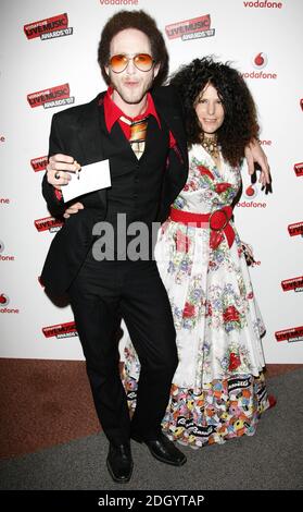 Paul Kaye arriva al Vodafone Live Awards 2007, Earls Court, Londra. Foto Stock