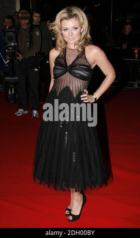 Katherine Jenkins arriva al Variety Club Showbiz Awards 2007, l'Hilton Hotel, Park Lane, Londra. Foto Stock