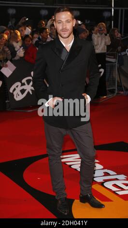 Will Young arriva al Brit Awards 2008, Earls Court, Londra. Foto Stock