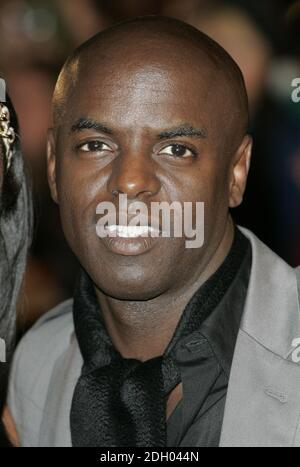 Trevor Nelson arriva al Brit Awards 2008, Earls Court, Londra. Foto Stock