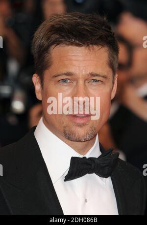 Brad Pitt arriva per la prima di Changeling al Palais des Festivals a Cannes, Francia. Foto Stock