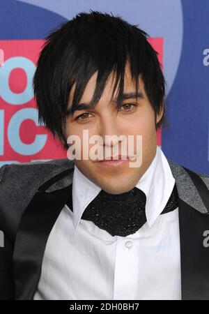 Pete Wentz arriva per i MTV Video Music Awards 2008 presso Paramount Studios di Hollywood, Los Angeles. Foto Stock