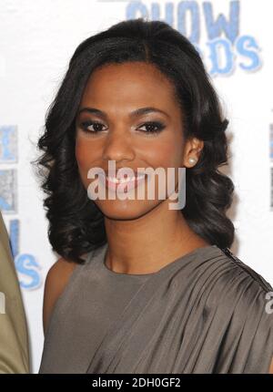 Freema Agyeman arriva al South Bank Show Awards che si tiene al Dorchester Hotel, Londra. Foto Stock