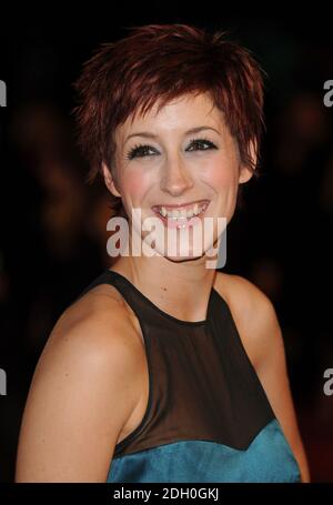 Connie Fisher arriva per la prima britannica di 'Valkyrie' tenuta all'Odeon Leicester Square a Londra. Foto Stock