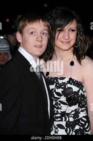 Thomas Turgoose al London Critics' Circle Film Awards, al Grosvenor House Hotel nel centro di Londra. Foto Stock