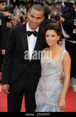 EVA Longoria Parker e Tony Parker partecipano alla proiezione di Bright Star al 62° Festival di Cannes. Cannes, Francia, 15 maggio 2009. Foto Stock