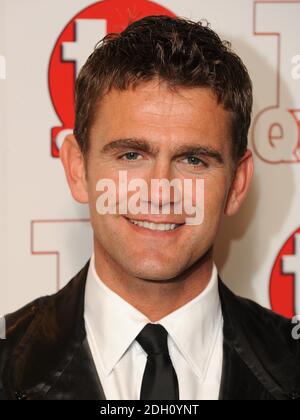 Scott Maslen arriva al TV Quick and TV Choice Awards 2009, The Dorchester Hotel, Park Lane, Londra. Foto Stock