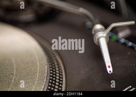 Primo piano di una tavola rotante Foto Stock