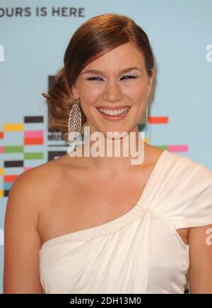 Joss Stone nella sala stampa durante i MTV Europe Music Awards 2009 all'O2 World di Berlino, Germania. Foto Stock