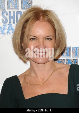 Mariella Frostrup arriva per il South Bank Show Awards 2010 al Dorchester Hotel, Park Lane, Londra Foto Stock