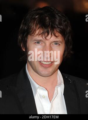 James Blunt in arrivo al Brit Awards 2010 a Earls Court, Londra Foto Stock