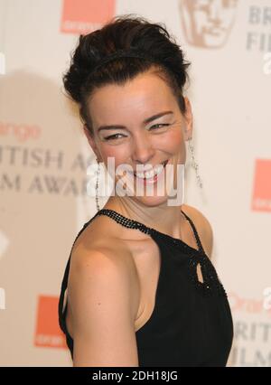 Olivia Williams al backstage degli Orange British Academy Film Awards 2010, The Royal Opera House, Covent Garden, Londra. Foto Stock