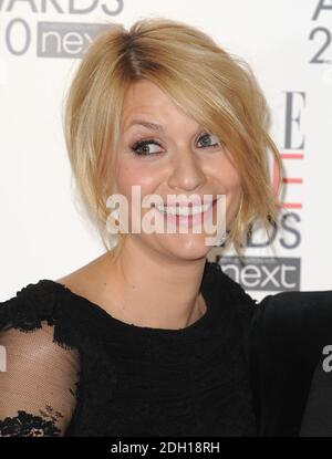 Il backstage di Claire Danes agli Elle Style Awards 2010 presso le Grand Connaught Rooms di Covent Garden, Londra Foto Stock