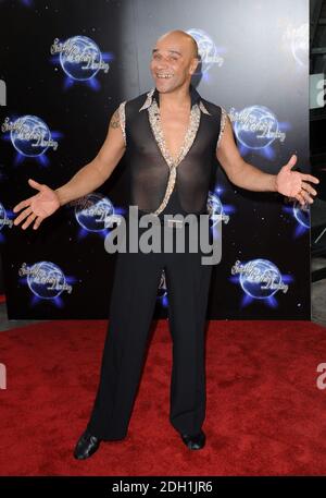 Goldie arriva ai BBC Studios per il lancio di Strictly come Dancing 2010, BBC Studios, Wood Lane, Londra. Foto Stock