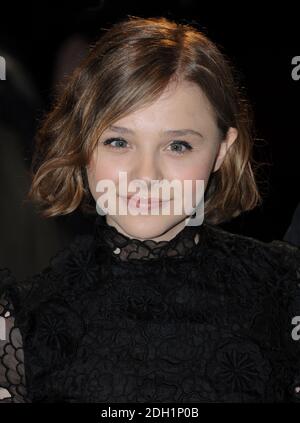 Chloe Grace Moretz arriva al London Film Festival Premiere di Let Me in, Vue Cinema, Leicester Square, Londra. Foto Stock