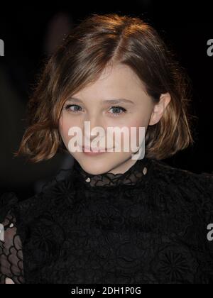 Chloe Grace Moretz arriva al London Film Festival Premiere di Let Me in, Vue Cinema, Leicester Square, Londra. Foto Stock