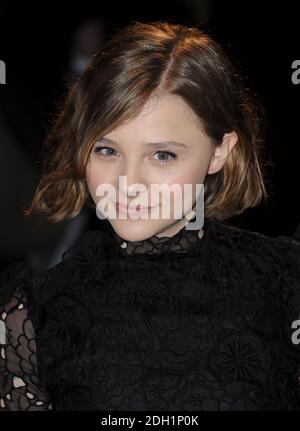 Chloe Grace Moretz arriva al London Film Festival Premiere di Let Me in, Vue Cinema, Leicester Square, Londra. Foto Stock