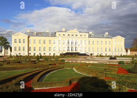 Palazzo Rundale, RundÄles Pils, Â Zemgale, Lettonia, Europa Foto Stock