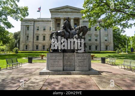 North Carolina state Capital Building situato a Raleigh North Carolina Foto Stock