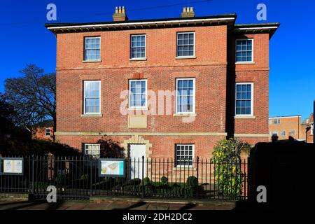 The Palace House, Horse Racing Museum, Newmarket Town, Suffolk, Inghilterra, Regno Unito Foto Stock